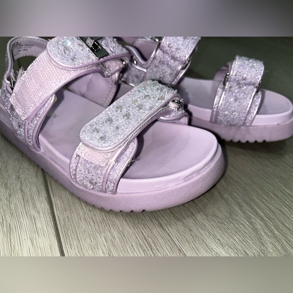 Steve Madden Girls JMONA Purple Lavender Lilac Sandals - Picture 7 of 9
